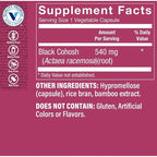 The Vitamin Shoppe Black Cohosh Root Supports WomenaTMs Health (90 Vegetable Capsules)