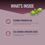 Approved Science Evening Primrose Oil - Maximum Strength - Cold Pressed - 10% GLA - Hormonal Balance, Skin and Heart Health - 6 Month Supply - All Natural
