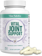 VITAL NUTRITIVE Joint Support Supplement for Men and Women – Glucosamine, MSM, Hyaluronic Acid, and Turmeric – Supports Joint Health – 30 Days Supply