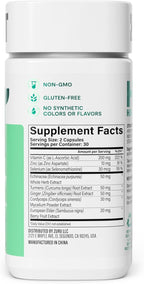 Habit Immunity Supplement 2 Pack (120 Capsules) - New Look, Echinacea, Elderberry, Turmeric, Zinc Blend to Support Immune Health and Antioxidant Levels, Vegan, Non-GMO