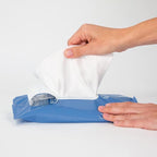 Essential Bath Cleansing Washcloths - 1 Package, 8 Cloths - Rinse Free, Fragrance-Free Ultra-Soft and Thick Bath Wipes