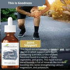 Herbal Goodness Joint Be Happy Liquid Extract 2oz – Organic Joint & Bone Health Support with Glucosamine, Chondroitin, Magnesium & Herbal Blend for Men & Women