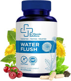 Diuretic Water Pills - Water Flush - Bloating Relief for Women & Men, Swelling & Water Retention | Natural Green Tea, Dandelion Leaf & Cranberry Detox, Water Weight Support, 50 Caps