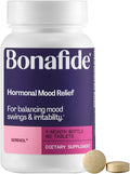 Serenol by Bonafide. Relief from Hormonal Mood Swings, Irritability, & PMS Bloating. — 1-Month Supply (60 Tablets)