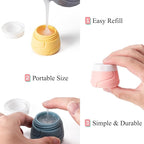 MODENGKONGJIAN Travel Bottles for Toiletries,TSA Approved Silicone Squeezable Travel Shampoo Bottles, 3oz Leak Proof Refillable Toiletry Cosmetic Containers （15 Pcs/Colorful）