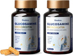 120 Capsules Glucosamine Chondroitin with Methylsulfonylmethane (MSM), Joint Support Supplement for Women & Men, Non-GMO