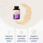 Live Conscious KSM-66 Ashwagandha Supplement w/L Theanine & AlphaWave - ZenWell Everyday Stress Relief, Cognitive, Brain Health - Ashwagandha for Men & Women - 60 Capsules