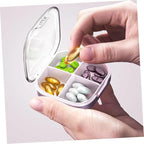 SHERCHPRY 1Pc Portable Mini Medicine Holder Sealed Pill Organizer Compact Storage for Travel Design for and Items for Daily Use Go