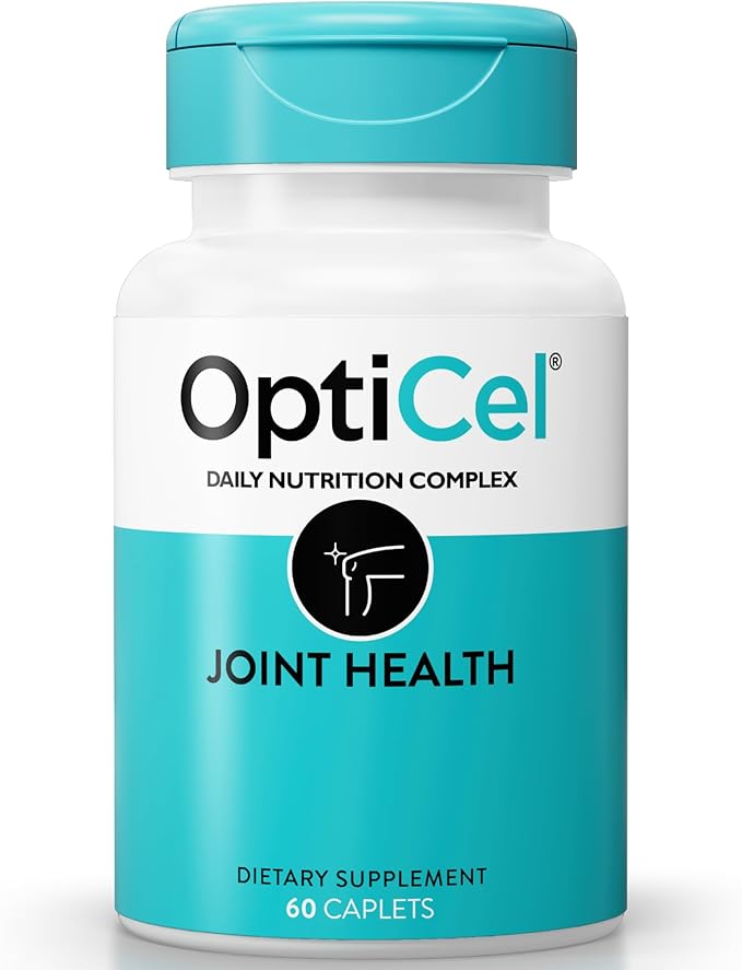 OptiCel Joint Health - Joint Support Supplement, Promotes Easy Movement, Joint Pain Supplement, Supports Muscle Health & Mobility, All Natural, Plant-Based & Non-GMO, 60 Capsules