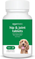 Amazon Basics Dog Hip & Joint Daily Chewable Tablets, with Glucosamine, MSM, and Chondroitin, Duck Flavored, 120 Count (Previously Solimo)