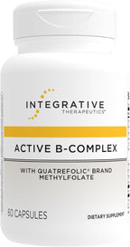 Integrative Therapeutics Active B-Complex - with Choline and Methyfolate - Cellular Energy, Immune Function & Heart Health Support with Vitamins B2, B6 & B12* - Gluten-Free - 60 Capsules (30 Servings)
