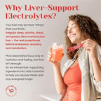 Venture Pal Hydration Packets + Liver Support- Liquid Daily IV Electrolyte Powder Packets with 7 Electrolytes & 5 Vitamins, Milk Thistle + L-Theanine | Sugar-Free | Keto Friendly | Vegan, 16 Sticks