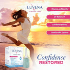 LUVENA Daily Personal Feminine Rinse, Ultra Gentle Intimate Wash, Vaginal Health Support, Hygiene Cleanser, Reduces Odor, Supports Freshness, pH Balanced, Lactic Acid & Natural Enzymes, 3 oz (2 pack)