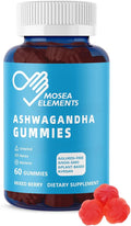 Ashwagandha Gummies & Vitamin D Gummies for Men & Women - Relax & Restore, Ashwa Root Extract Supplement Gummy, Mixed Berry Flavored (60 Count Pack of 1)