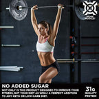 Progenex® More Muscle | No Added Sugar, Hydrolyzed Whey Protein Isolate Powder | Natural Lean Muscle Gainer. Best Tasting Low Carb Protein Shake for Women & Men. 25 Servings (Belgian Chocolate)