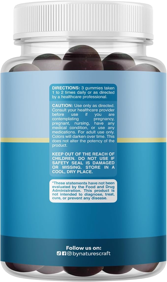 Calming Gummies for Adults with Ashwagandha and Magnesium - Relaxing Stress Gummies with L Theanine 5HTP and Lemon Balm Extract - Adaptogenic Chamomile Extract Vitamin B6 - 90 Count (Pack of 2)