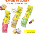 Keto Vitals Tropical Keto Electrolytes Powder No Sugar - Electrolytes with Potassium, Magnesium, Sodium, & Calcium - Sugar Free Electrolyte Powder Packets Drink Mix & Hydration Powder, 30 Servings