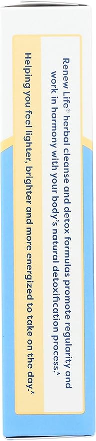 Renew Life 3-Day Cleanse Total Body Reset 2-Part Detox Cleanse Capsules, Digestive Wellness and Regularity, Herbal Blend with Magnesium and Cranberry, Soy, Dairy and gluten-free 12 Count