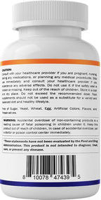 Vitamatic Ferrous Sulfate 325 mg with Vitamin C 100 mg (65 mg Elemental Iron) – High Potency Iron Supplement – No Artificial Colors – 250 Coated Tablets, Made in USA