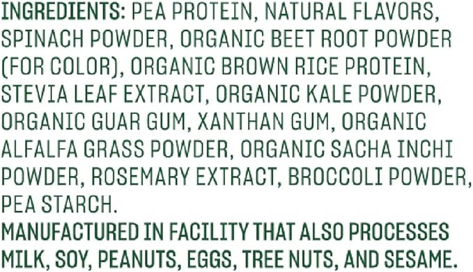Vega Protein and Greens Protein Powder, Berry - 20g Plant Based Protein Plus Veggies, Vegan, Non GMO, Pea Protein for Women and Men, 1.3 lbs (Packaging May Vary) (Pack of 1)