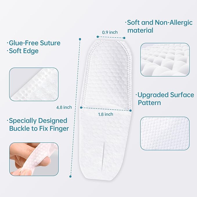 Unflavored Disposable Finger Toothbrush for Adults, 60pcs, Oral Brush ups for Teeth Cleaning, Deep Cleaning Teeth Wipes, Gum Cleanning