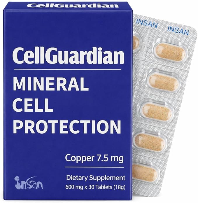 Insan Cell Guardian Bamboo Supplement – Trusted Korean Tradition Detox Formula with Garlic & Fermented Rice Tablets for Everyday Wellness, 30 Tablets (18g)