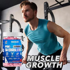 Pre Workout Gummies for Men & Women, PreWorkout Gummy with Beta Alanine | Organic Caffeine | Chromium Picolinate | Gluten free, Vegan, increased energy, faster metabolism & recovery (60 gummy)