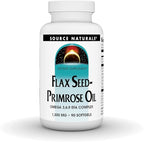 Source Naturals Flax Seed-Primrose Oil, Omega 3,6,9 EFA Complex, 1300mg - 90 Softgels