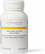 Integrative Therapeutics Detoxification Factors - Liver Supplement for Detoxification Pathway Support* - Includes Vitamins A & C - Dairy-Free - 60 Capsules (30 Servings)