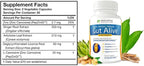 Holistic Health Labs Gut Alive - All Natural Support to Fight IBS, Heartburn, Acid Indigestion, Acid Reflux, Bloating & Gas. Unique Formulation (60 Count (Pack of 2))