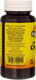 Nature's Blend Oyster Shell Calcium 500 mg Tablets - 100 ct, Pack of 2