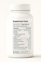 Hyaluronic Acid Collagen Joint Support Supplement with Turmeric, Glucosamine, Chondroitin & MSM – Flexibility & Cartilage Support – 850mg – 30 Caplets