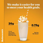 Keto Chow Butterscotch | Keto Meal Replacement Shake Powder | Nutritionally Complete | Low Carb | Delicious Easy Meal Substitute | Protein Rich You Choose The Fat | Single Meal Sample