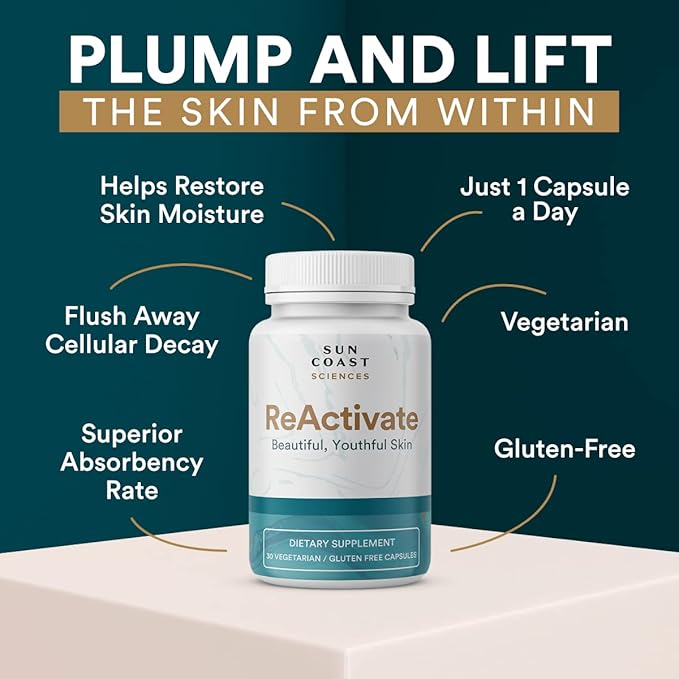 ReActivate Your Skin’s Beauty from Within, with Dr. Rosenberg’s Special Skin Health Formula - 30 Count (Pack of 1)
