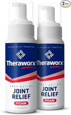 Theraworx Fast-Acting Joint Relief Foam Joint Discomfort & Inflammation Relief - 7.1 oz - 2 Count