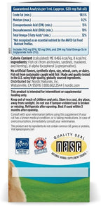 Nordic Naturals Omega-3 Cat, Unflavored - 2 oz - 304 mg Omega-3 Per One mL - Fish Oil for Cats with EPA & DHA - Promotes Heart, Skin, Coat, & Immune Health - Non-GMO