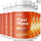 Flexi Move – FlexiMove Daily Botanical Supplement with Turmeric & Black Pepper Extract – High Absorption, Clean, Stimulant-Free Formula – Non-GMO, Made in USA, 30 Capsules, 6 Month Supply