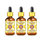 Deve Herbes Pure Psoralea Oil (Psoralea corylifolia) with Glass Dropper Cold Pressed (Pack of Three)100ml X 3 (10 oz)