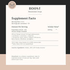 BODY COMPLETE RX Boost Drops with Maca Root, Amino Acids, L Glutamine, Niacin, and Rhodiola for Energy, Digestion, and Thyroid Support for Women, Plant Based, 60 ML