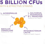 Probiotic Gummies - Advanced Multi-Strain Probiotic Formula - Gut & Digestive Health Support Gummy - Bacillus Coagulans 5 Billion CFU Per Serving, Daily Acidophilus Probiotics Supplement - 120 Gummies
