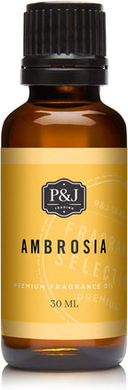 P&J Trading - Ambrosia Scented Oil 30ml - Fragrance Oil for Candle Making, Soap Making, Diffuser Oil