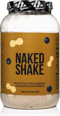 NAKED Shake - Peanut Butter Blueberry Protein Powder, Plant Based Protein with Mct Oil, Gluten-Free, Soy-Free, No Gmos Or Artificial Sweeteners - 30 Servings