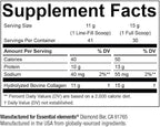 Essential Elements Hydrolyzed Collagen Powder - Joint, Skin, Hair, and Nail Support | Types I & III Peptides | Preservative-Free, Grass-Fed, Hormone-Free, Dissolves Easily (2-Pack)