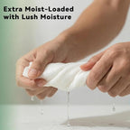 100 Extra Large Body Wipes for Adults Bathing No Rinse, Extra Thick Shower Wipes for Men, Women & Elderly - Great for Gym, Camping, Post Surgery - Soft & Gentle,