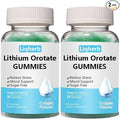 Lithium Orotate 5mg Gummies for Mood Support & Stress Management - Vegan Sugar-Free, Non-GMO, Gluten Free, Grape Flavor, 120