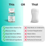DEOS Internal Deodorant Supplement – Full Body Deodorizer for Gut Health, Skin Health, Detox & Digestion Support – Natural Odor Control Chlorophyll Pills | 30 Capsules