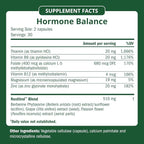 Semaine Hormone Balance – Clearer Skin, Enhanced Moods, Deeper Sleep & Happier Hormones. Hormone-Free, Vegan Capsule, Multi-Symptom Support (60 ct)
