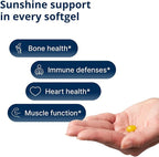 Metagenics Vitamin D3 + K - for Artery Health, Immune Support, Bone & Heart Health* - Vitamin D with MK-7 (Vitamin K2) - Non-GMO - Gluten-Free - 60 Softgels - 10,000 IU