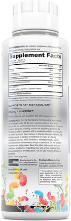 Cutler Nutrition Liquid L-Carnitine Fat Burner Supplement with Acetyl L-Carnitine & L-Carnitine Tartrate - Fat Burner Formula for Optimal Absorption, Energy & Muscle Support | Sour Gummy Flavor