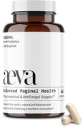 Aeva Vaginal Probiotic: Probiotics + Prebiotics + Enzymes + Fulvic Acid – Supports Vaginal Microbiome Health, Yeast Balance, Candida & Gut Wellness – Functional Medicine Formula – Made in California